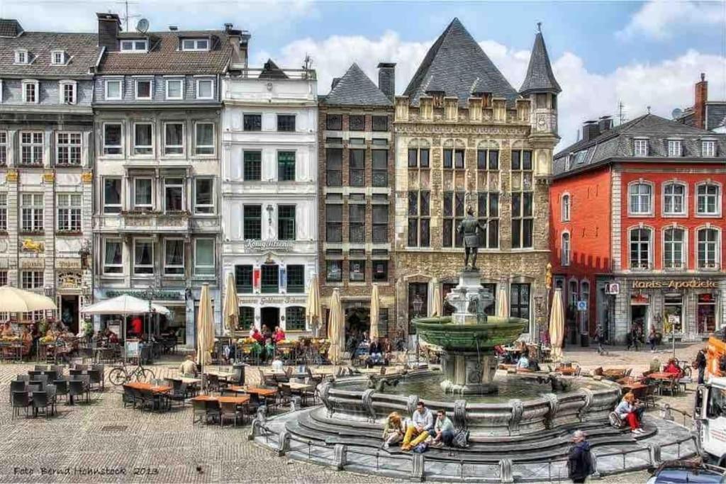 Modernes Apartment Mit 75Qm Mit Balkon & Aussicht Aquisgrana Esterno foto